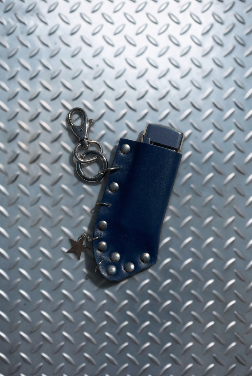 Blue lighter case